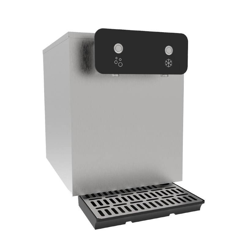 2 kancing dispenser air bersoda meja 