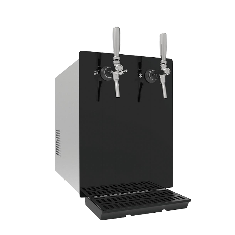 Dispenser pendingin air bersoda kompak untuk meja